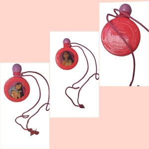 Vintage pocahontas bubble container necklack